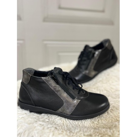 Bottine à Lacet Suave 6601 Oxford en Cuir | Marina & Paloma