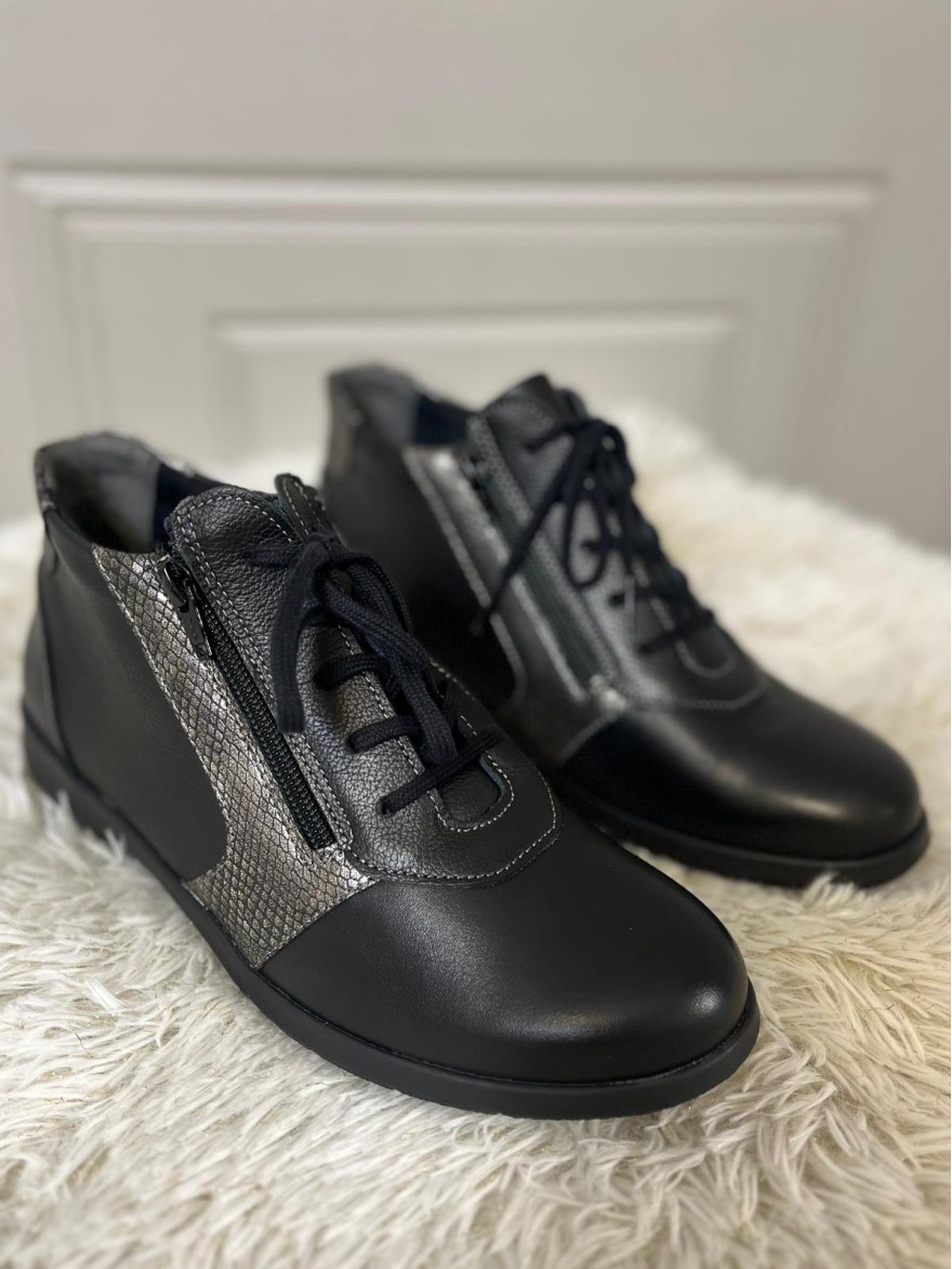 Bottine à Lacet Suave 6601 Oxford en Cuir | Marina & Paloma