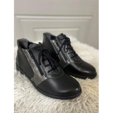 Bottine à Lacet Suave 6601 Oxford en Cuir | Marina & Paloma
