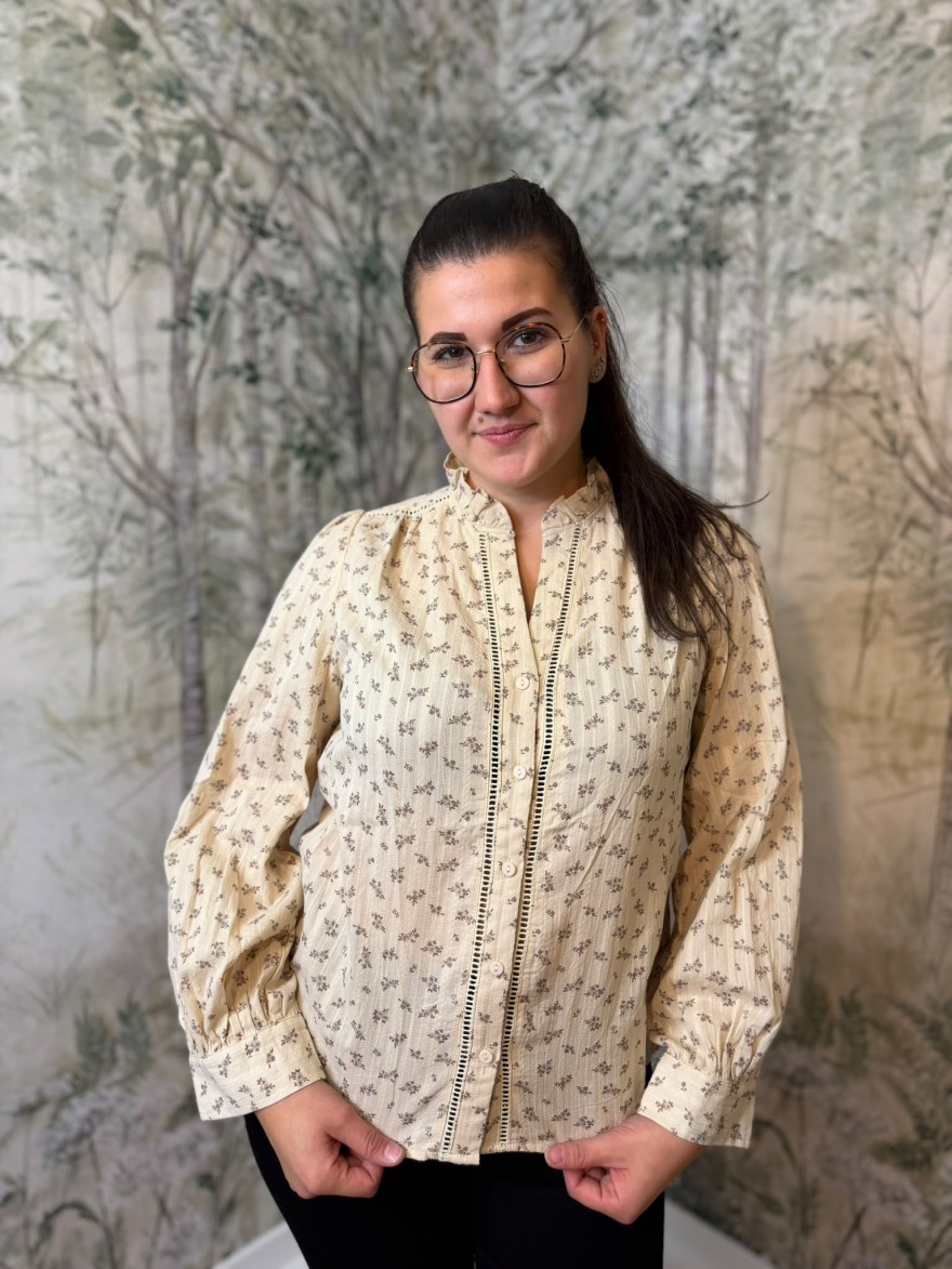 Chemise Maelle à Motifs Fleuris en Coton Femme | Marina & Paloma