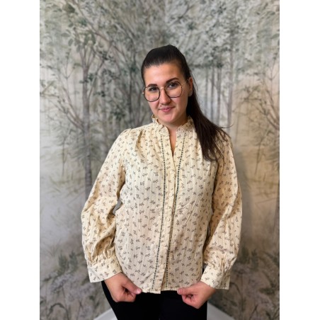 Chemise Maelle à Motifs Fleuris en Coton Femme | Marina & Paloma
