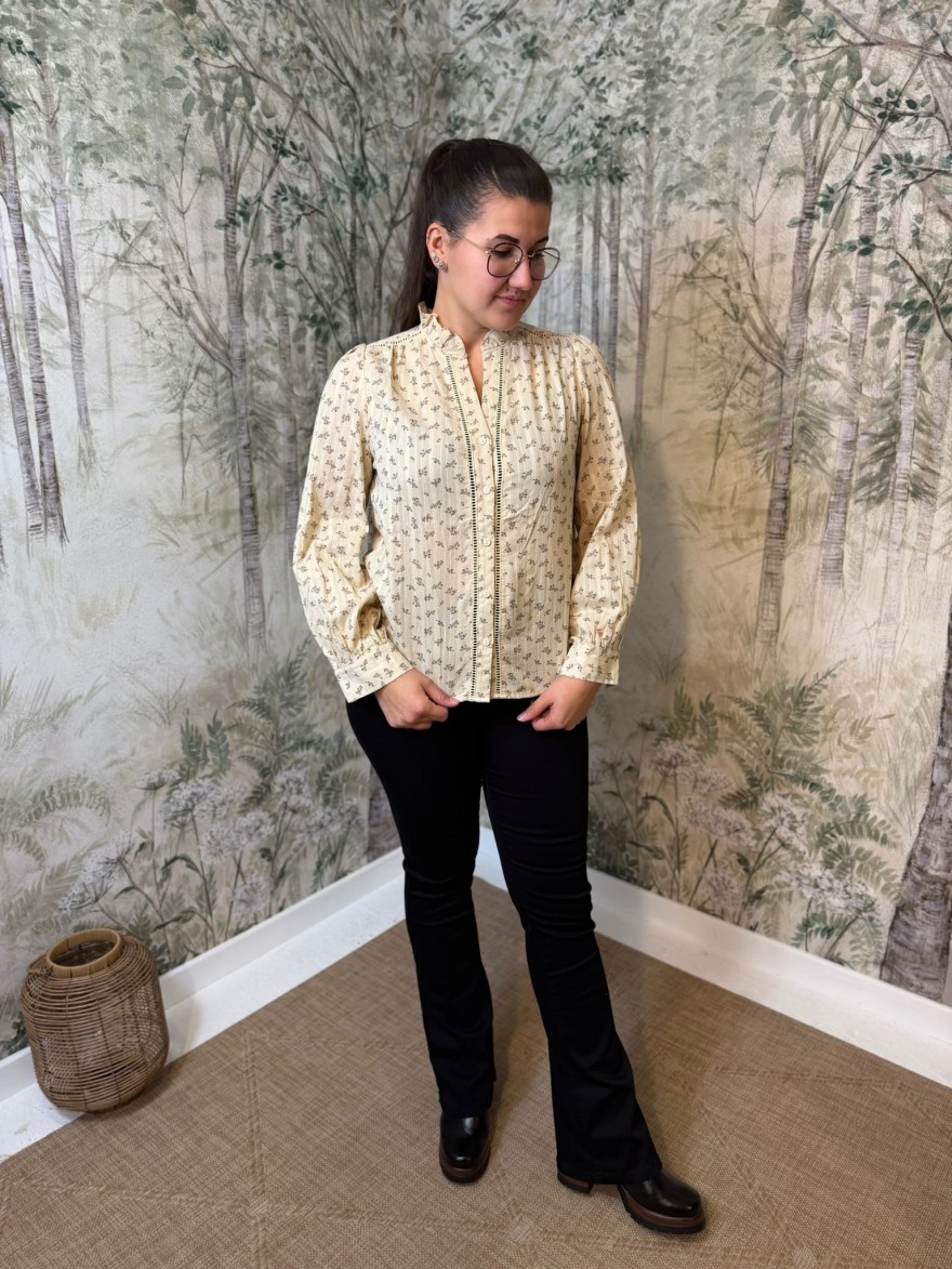 Chemise Maelle à Motifs Fleuris en Coton Femme | Marina & Paloma