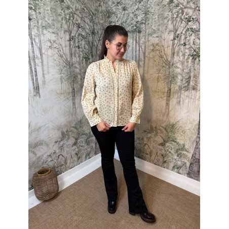 Chemise Maelle à Motifs Fleuris en Coton Femme | Marina & Paloma