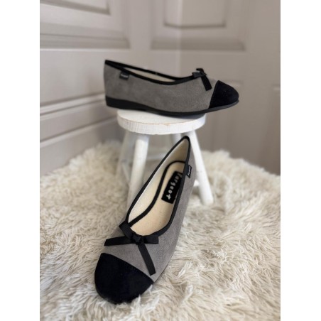 Chausson Ballerine Fargeot Natif Gris | Marina & Paloma