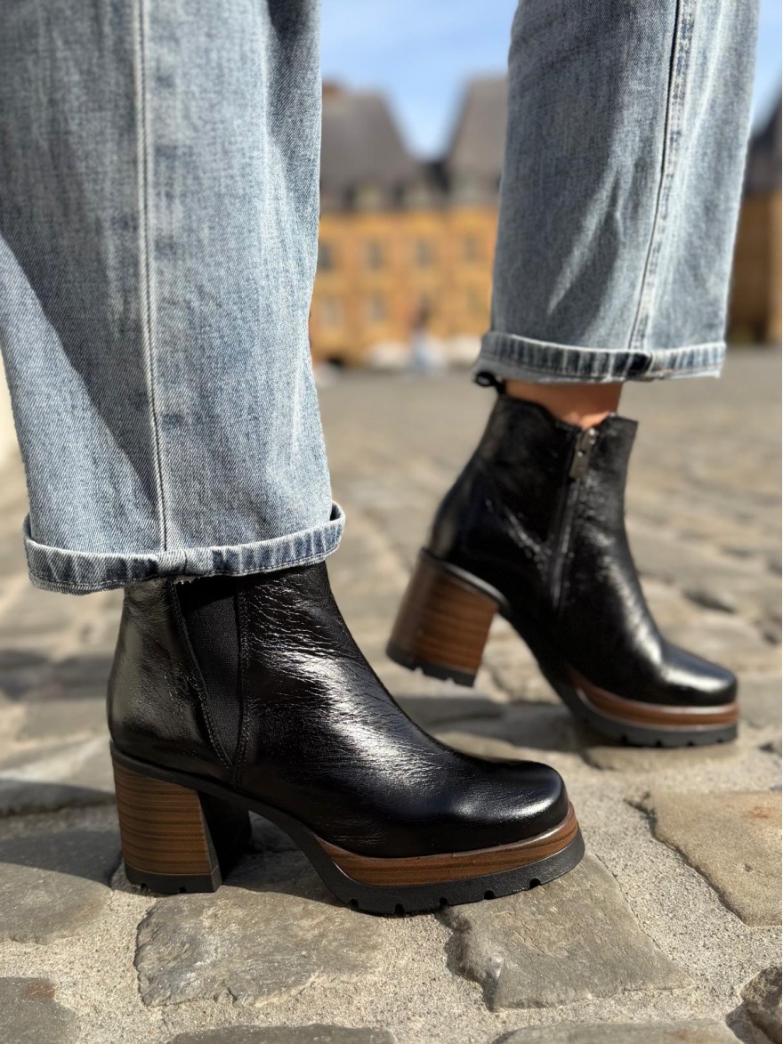 Bottine Dorking Safe D94 Cuir Talon 7 cm | Marina & Paloma