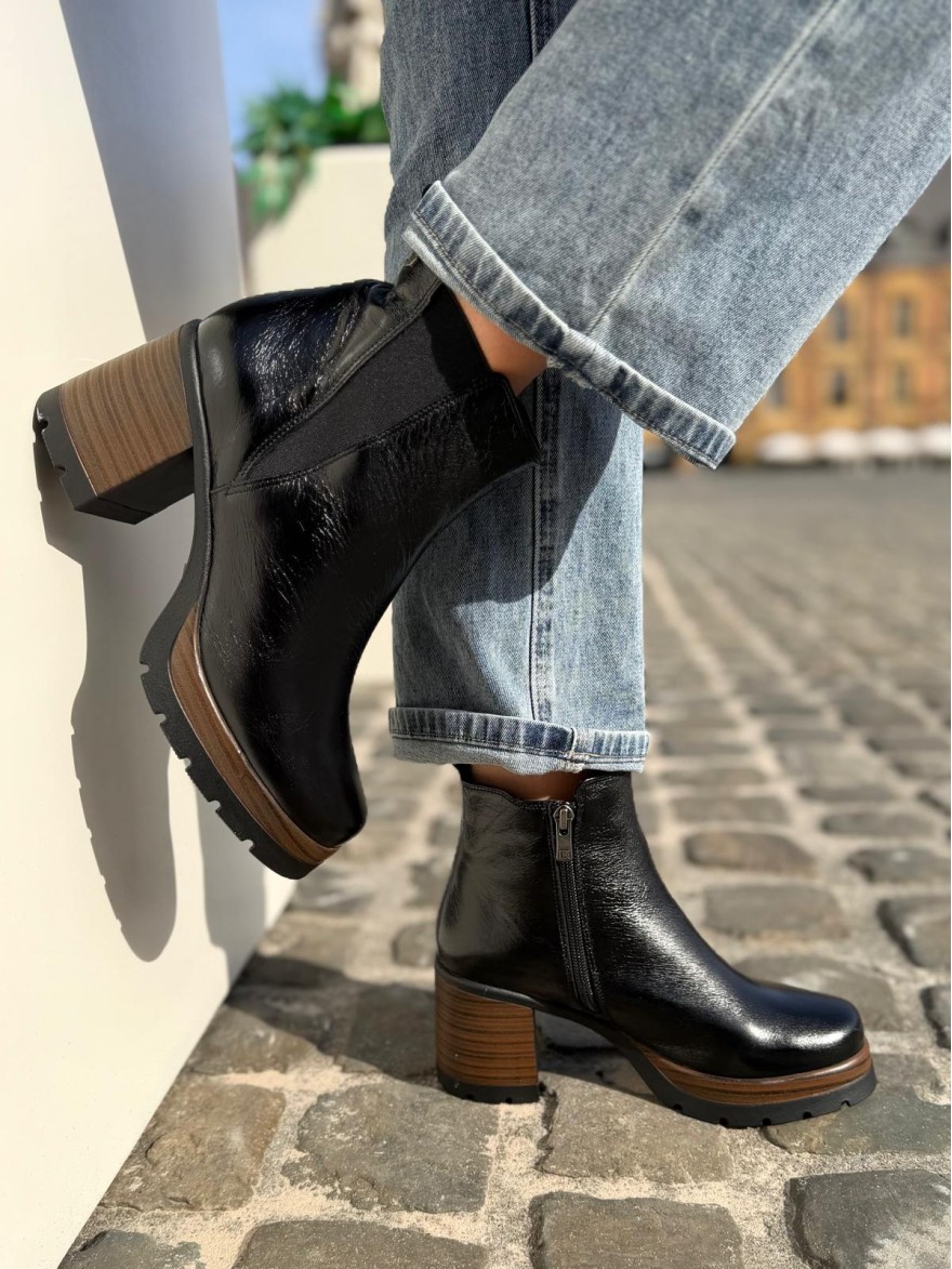 Bottine Dorking Safe D94 Cuir Talon 7 cm | Marina & Paloma