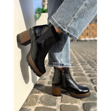 Bottine Dorking Safe D94 Cuir Talon 7 cm | Marina & Paloma