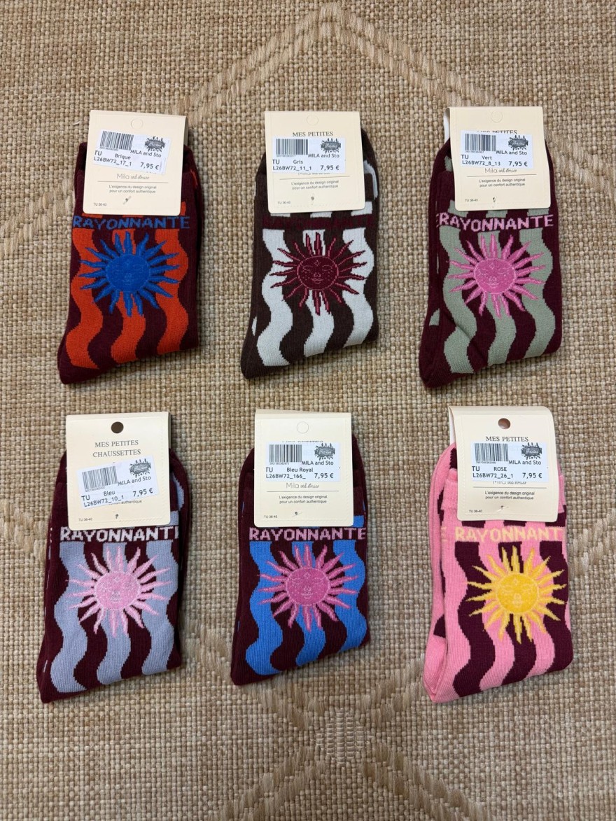 Chaussettes Femme Rayonnante Mila and Stories | Fantaisie Pailletée