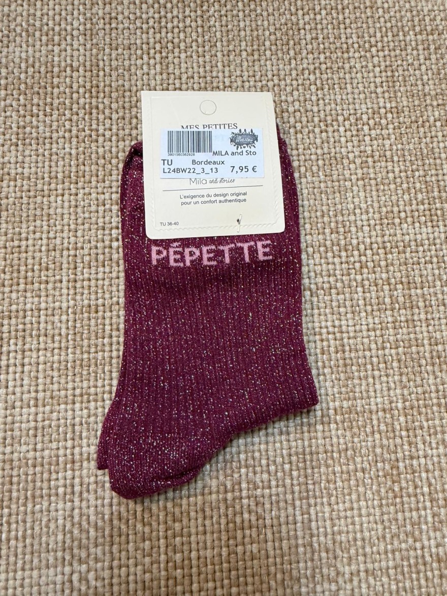 Chaussettes Femme Pépette Mila and Stories | Pailletées et Fantaisie