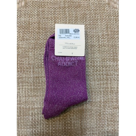 Chaussettes Femme Champagne Addict Mila and Stories | Pailletées
