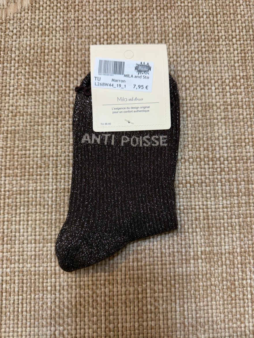 Chaussettes Femme Anti Poisse Pailletées | Mila and Stories