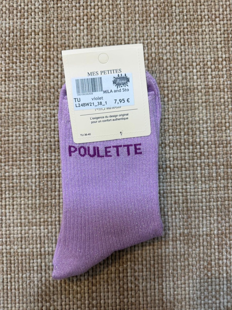 Chaussettes Femme Poulette Pailletées | Mila and Stories