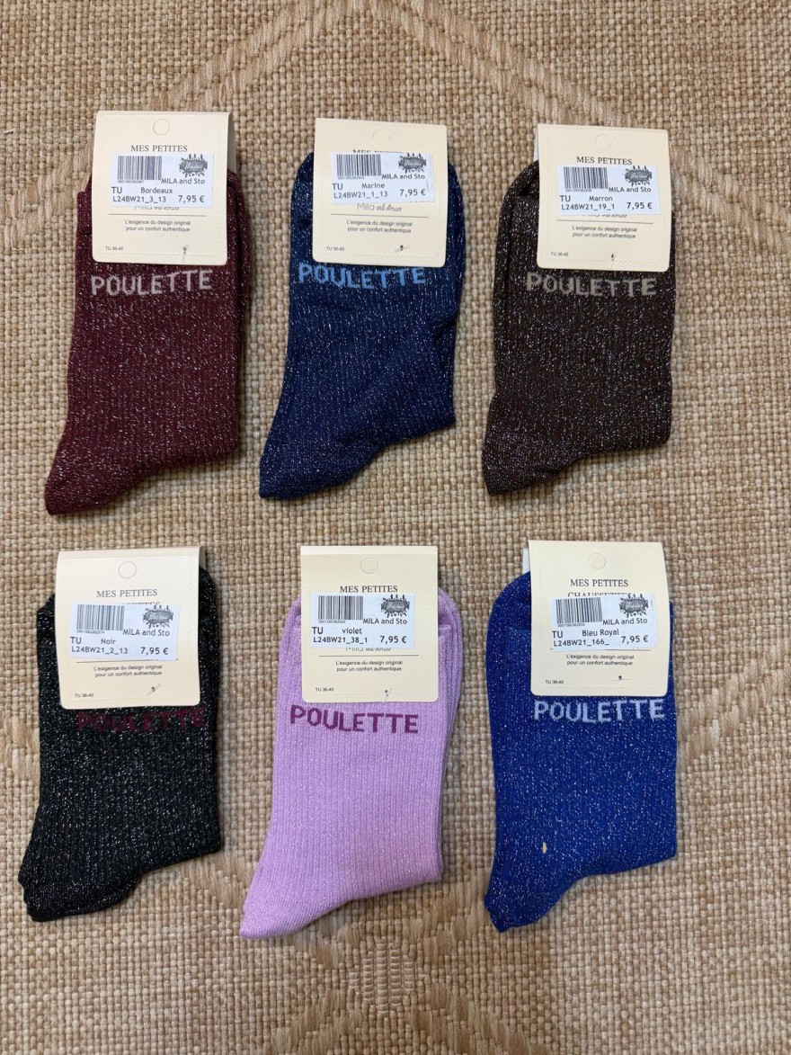 Chaussettes Femme Poulette Pailletées | Mila and Stories