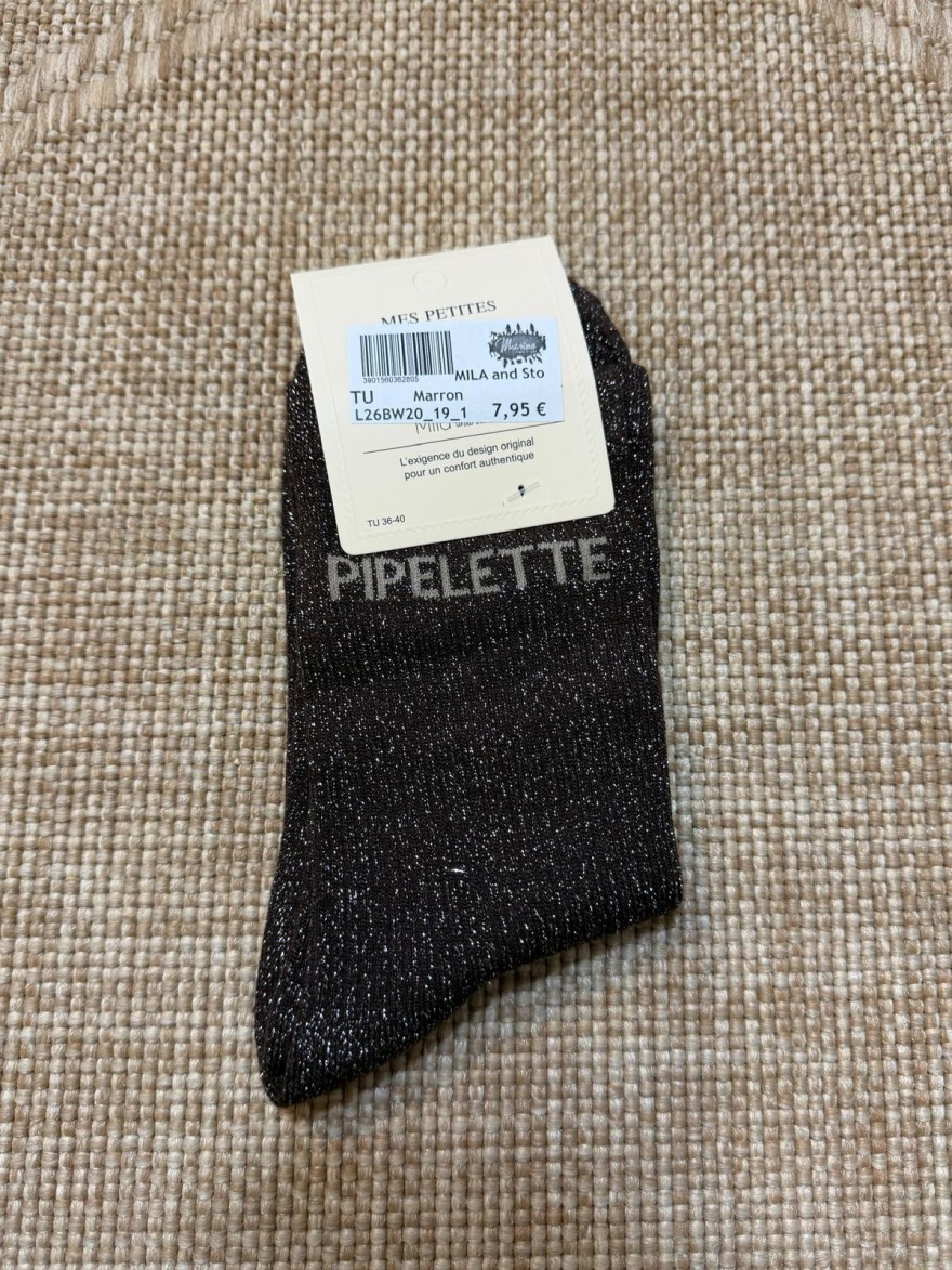 Chaussettes Pipelette Pailletées Femme | Mila and Stories