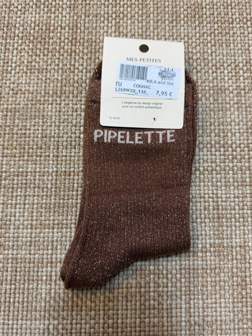 Chaussettes Pipelette Pailletées Femme | Mila and Stories