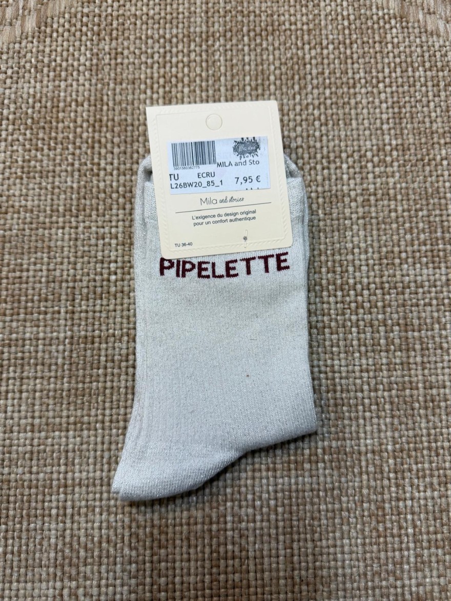 Chaussettes Pipelette Pailletées Femme | Mila and Stories
