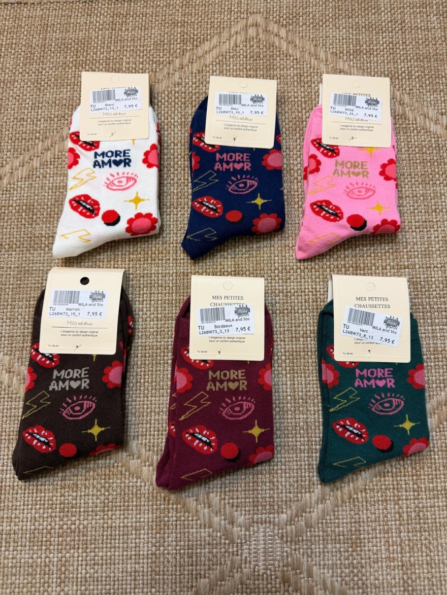 Chaussettes More Amor Femme à Motifs | Mila and Stories