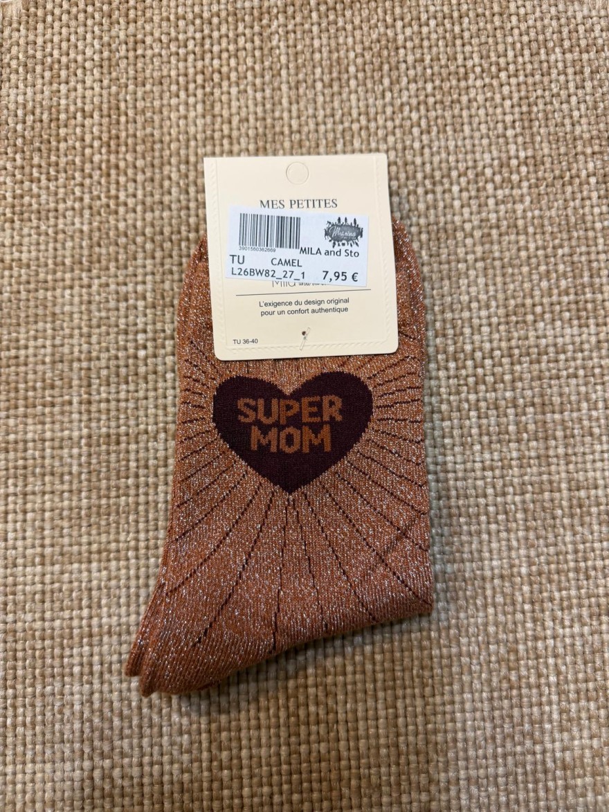 Chaussettes Super Mom Pailletées Femme | Mila and Stories