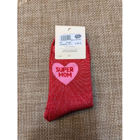 Chaussettes Super Mom Pailletées Femme | Mila and Stories