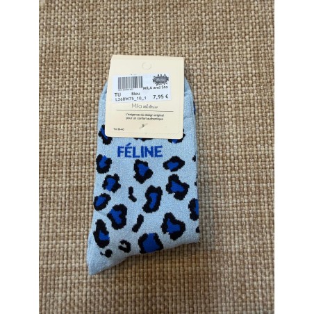 Chaussettes Féline Léopard Pailletées Femme | Mila and Stories