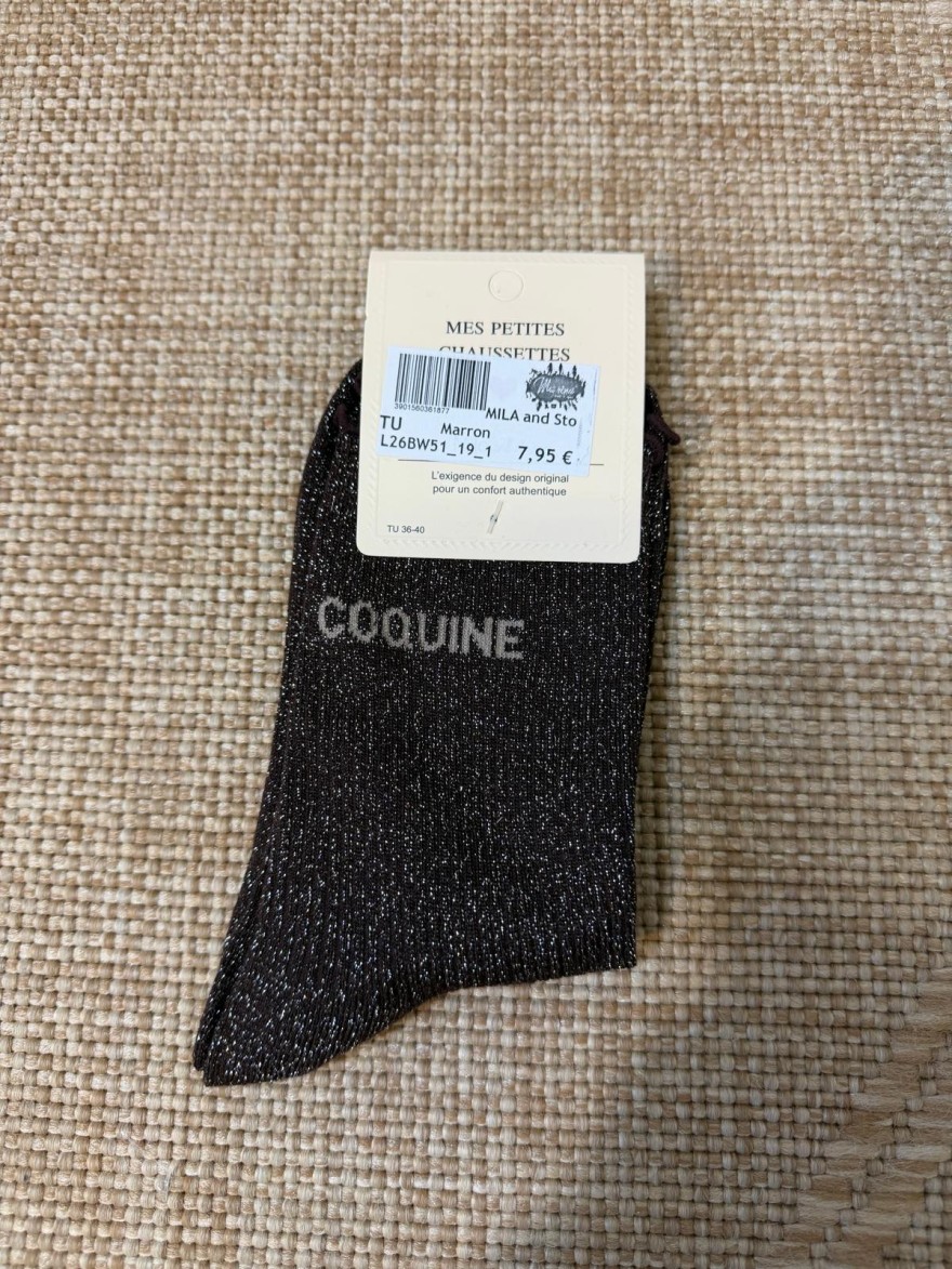 Chaussettes Coquine Pailletées Femme | Mila and Stories