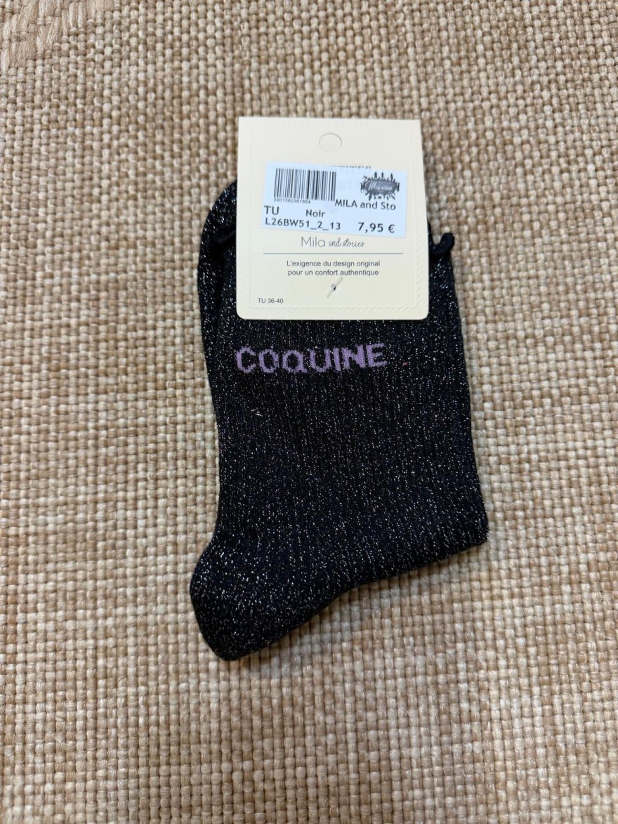 Chaussettes Coquine Pailletées Femme | Mila and Stories