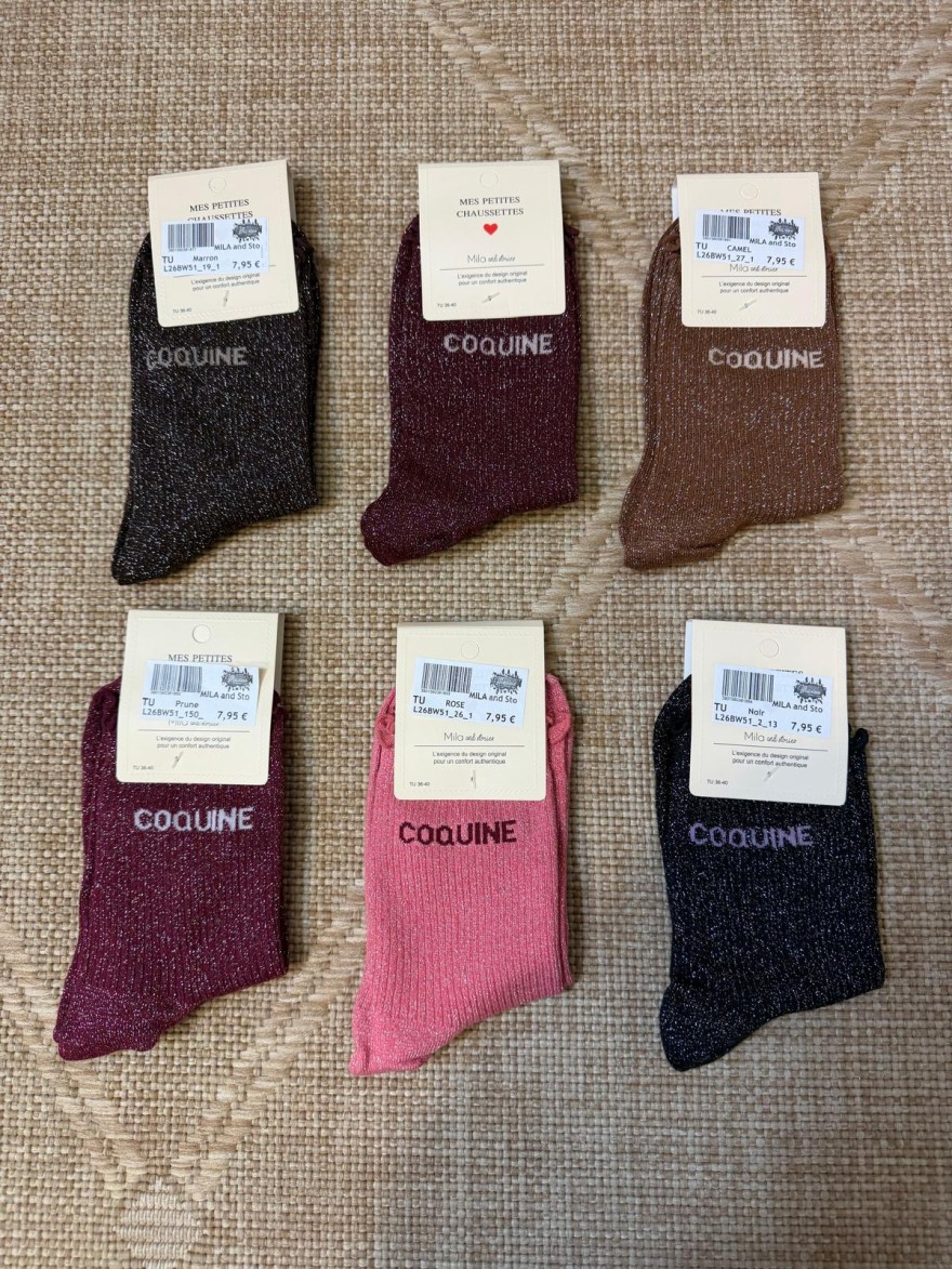 Chaussettes Coquine Pailletées Femme | Mila and Stories