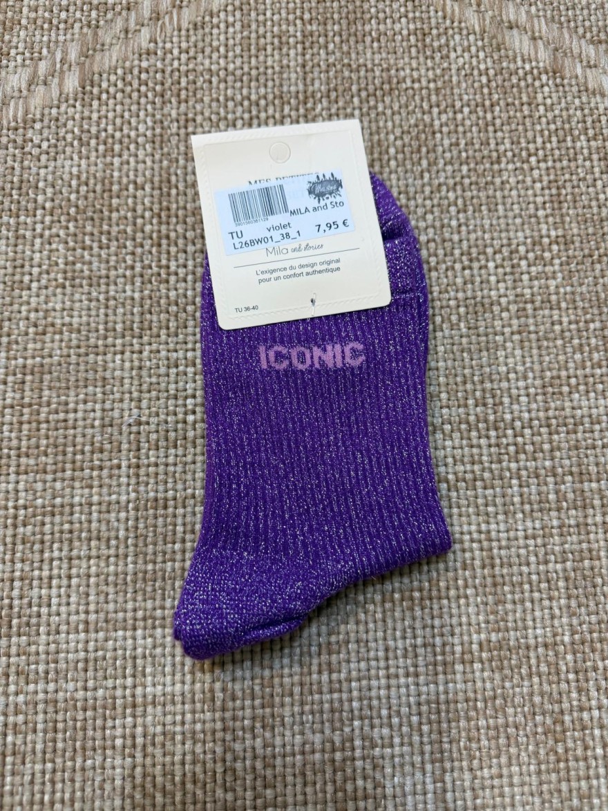 Chaussettes Iconic Pailletées Femme | Mila and Stories