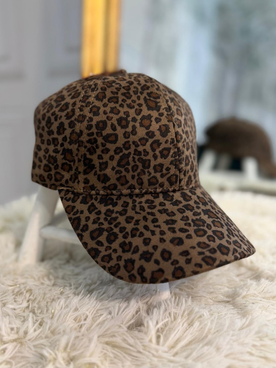 Casquette Femme Léopard Marron Tendance | Marina