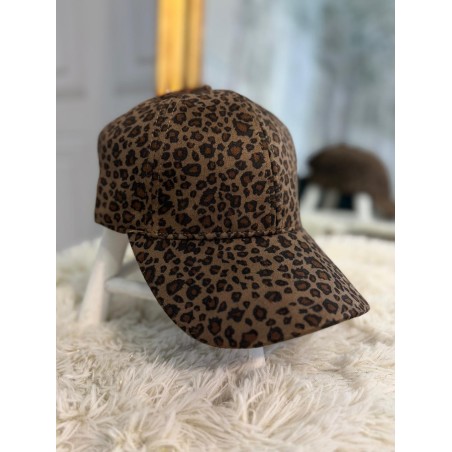 Casquette Femme Léopard Marron Tendance | Marina