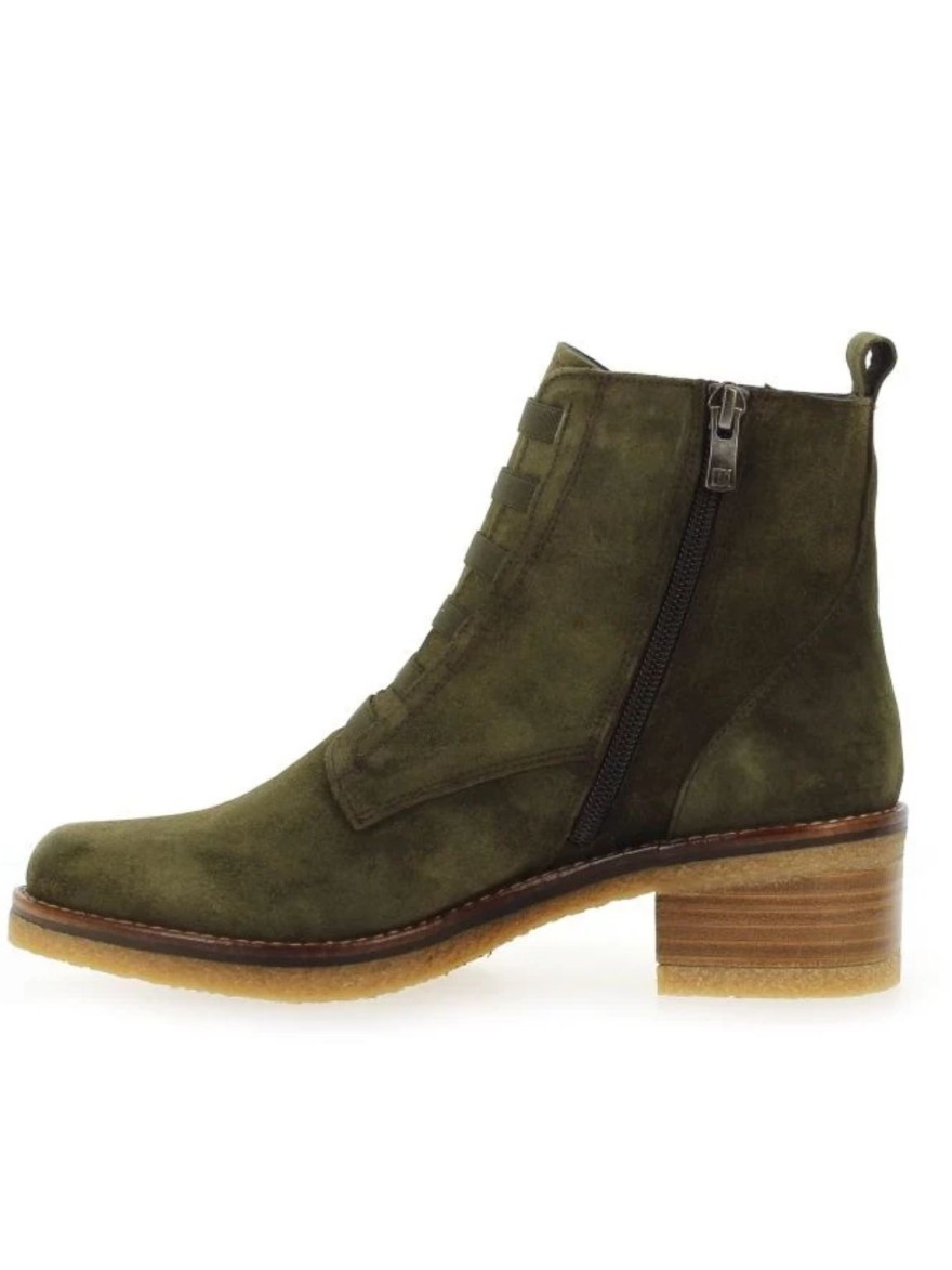Bottine à Lacet Dorking Lucero D8868 Vert | Marina & Paloma