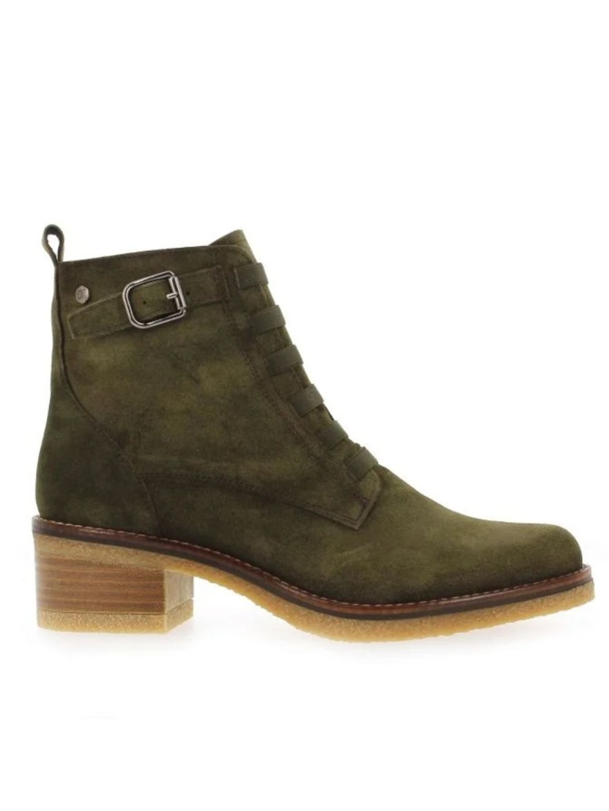 Bottine à Lacet Dorking Lucero D8868 Vert | Marina & Paloma