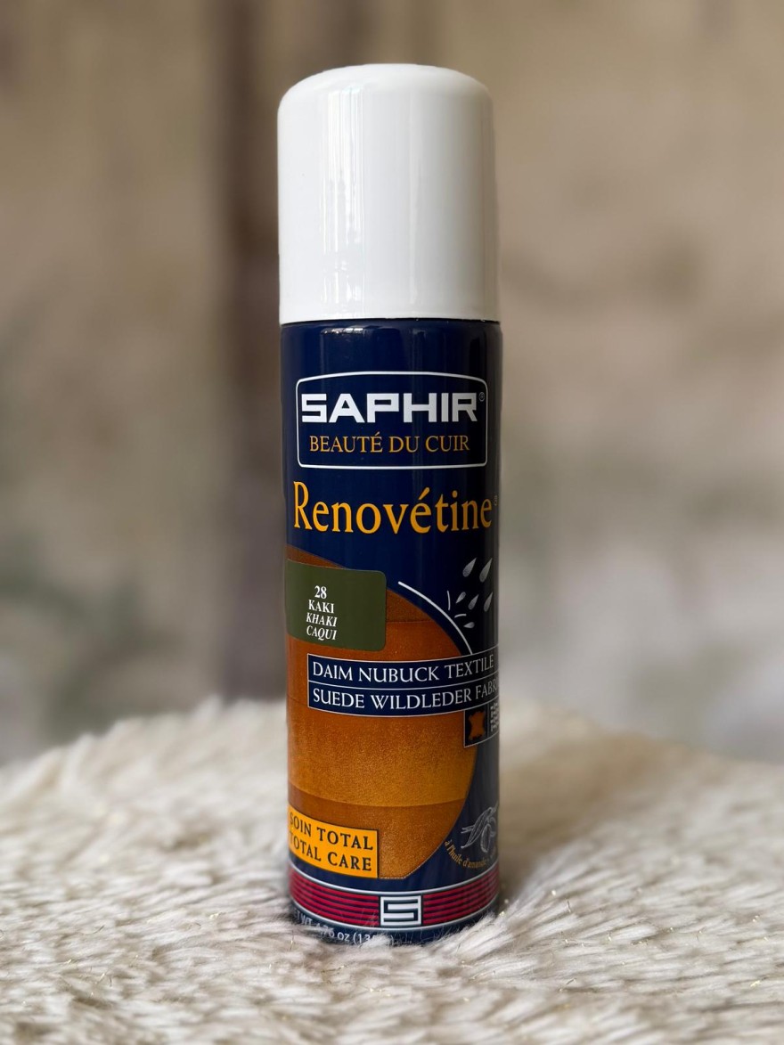 Rénovétine Saphir Kaki – Daim & Nubuck 200 ml