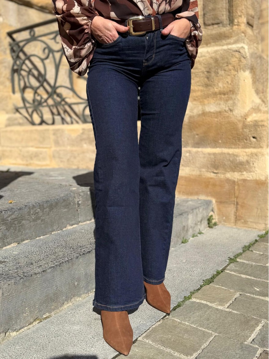 Jean flare brut taille haute Nina Carter confortable & tendance | M&P