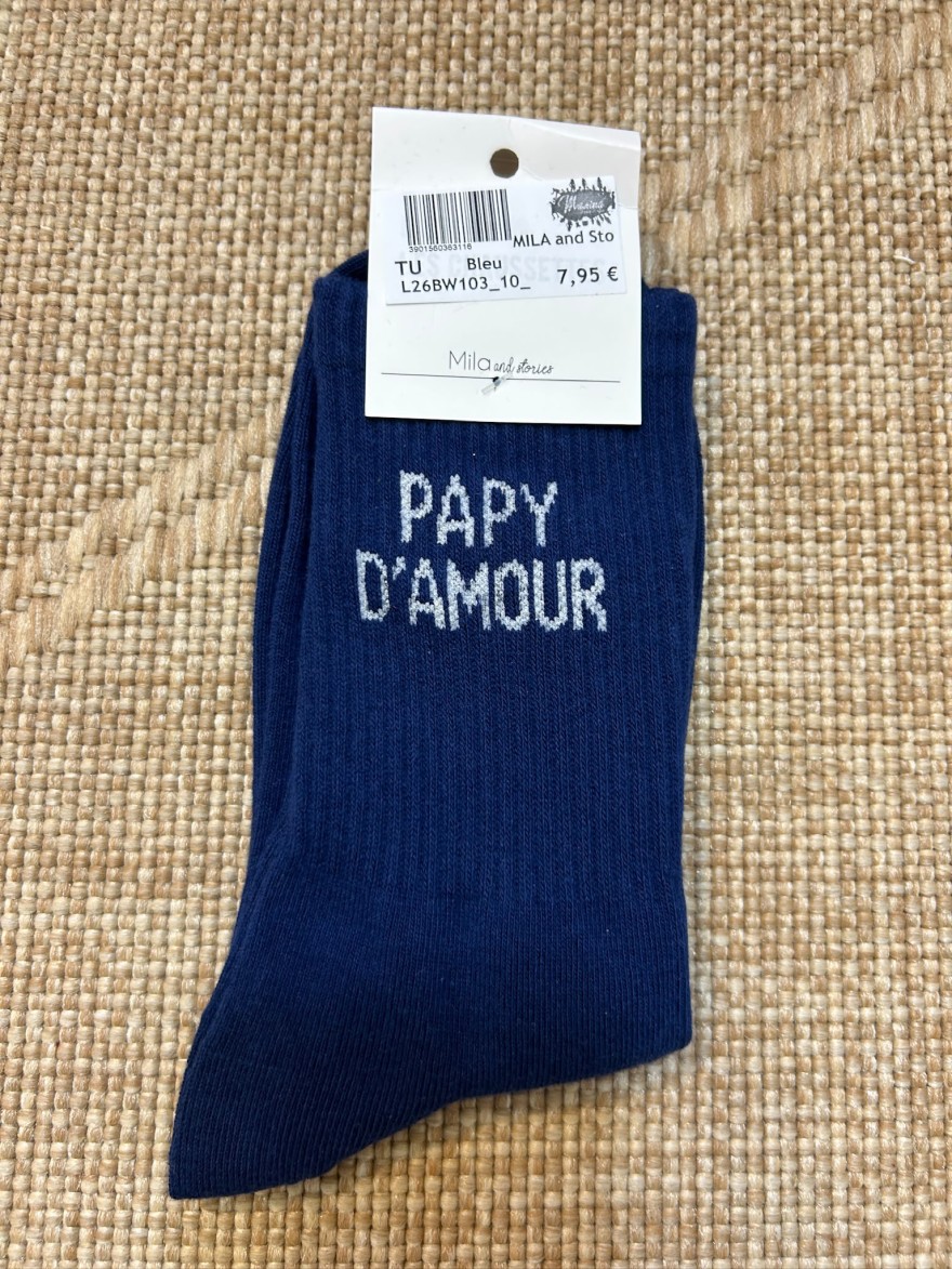 Chaussettes Homme Papy d'Amour | Mila and Stories