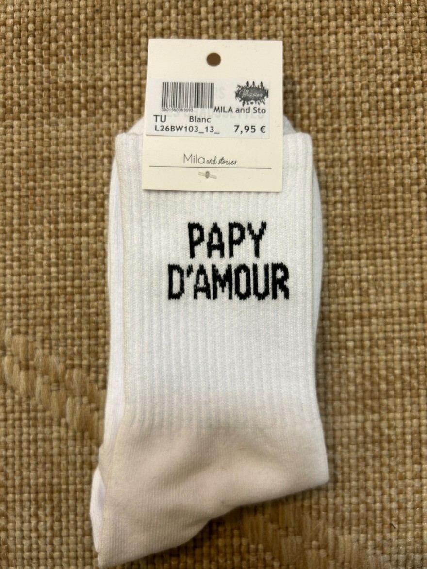 Chaussettes Homme Papy d'Amour | Mila and Stories