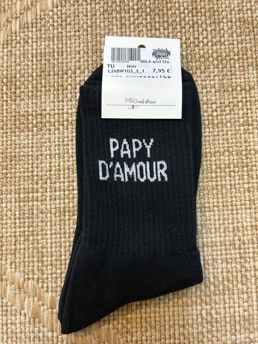 Chaussettes Homme Papy d'Amour | Mila and Stories