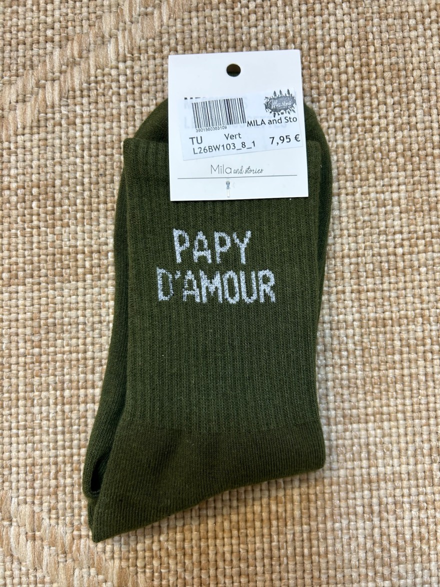 Chaussettes Homme Papy d'Amour | Mila and Stories
