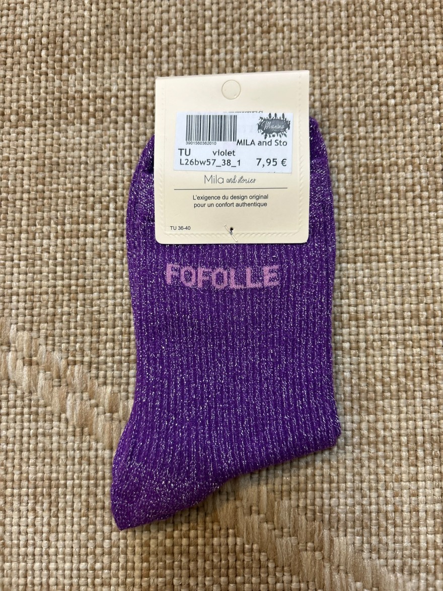 Chaussettes à Paillettes Fofolle Femme | Mila and Stories