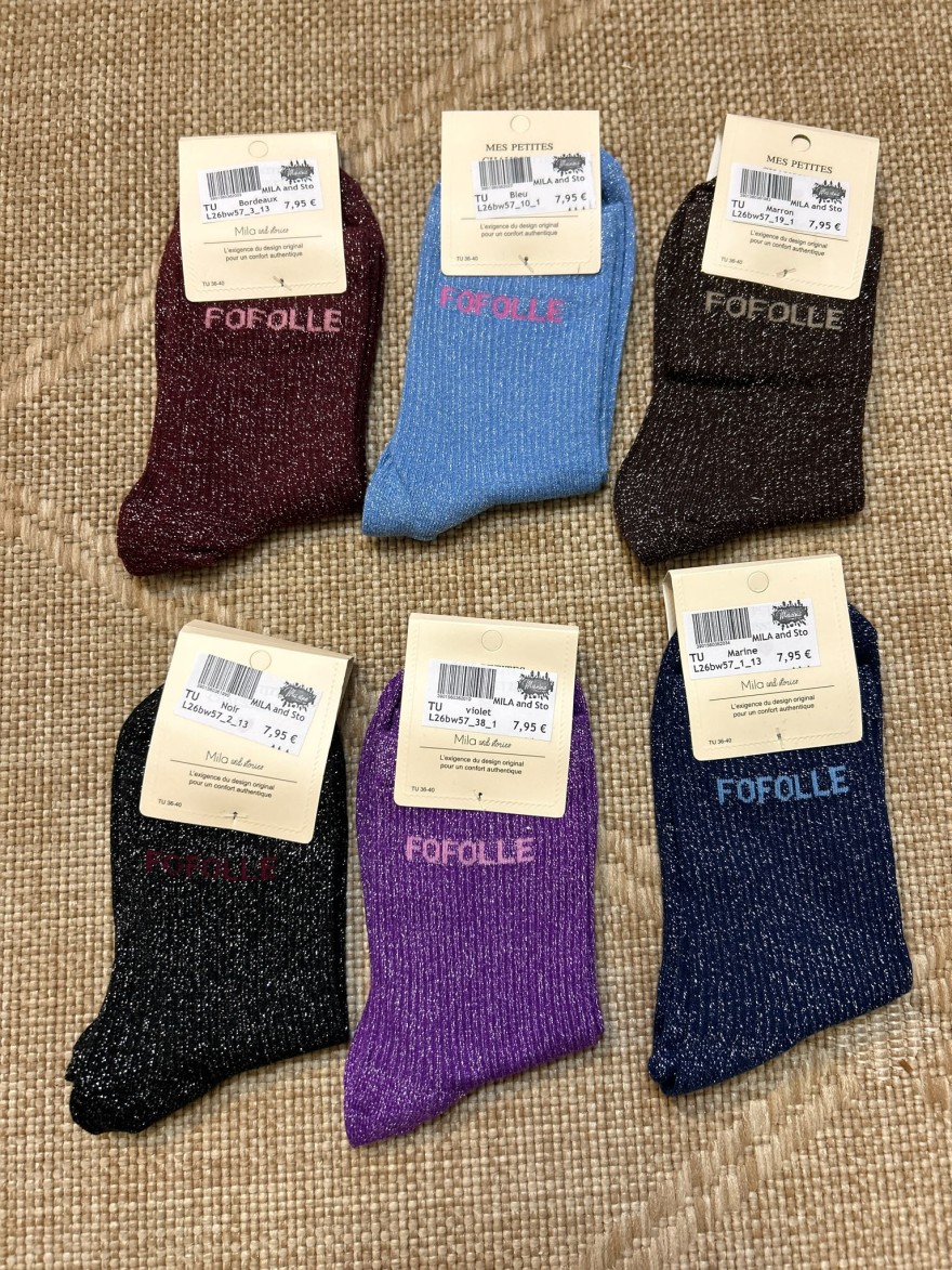 Chaussettes à Paillettes Fofolle Femme | Mila and Stories