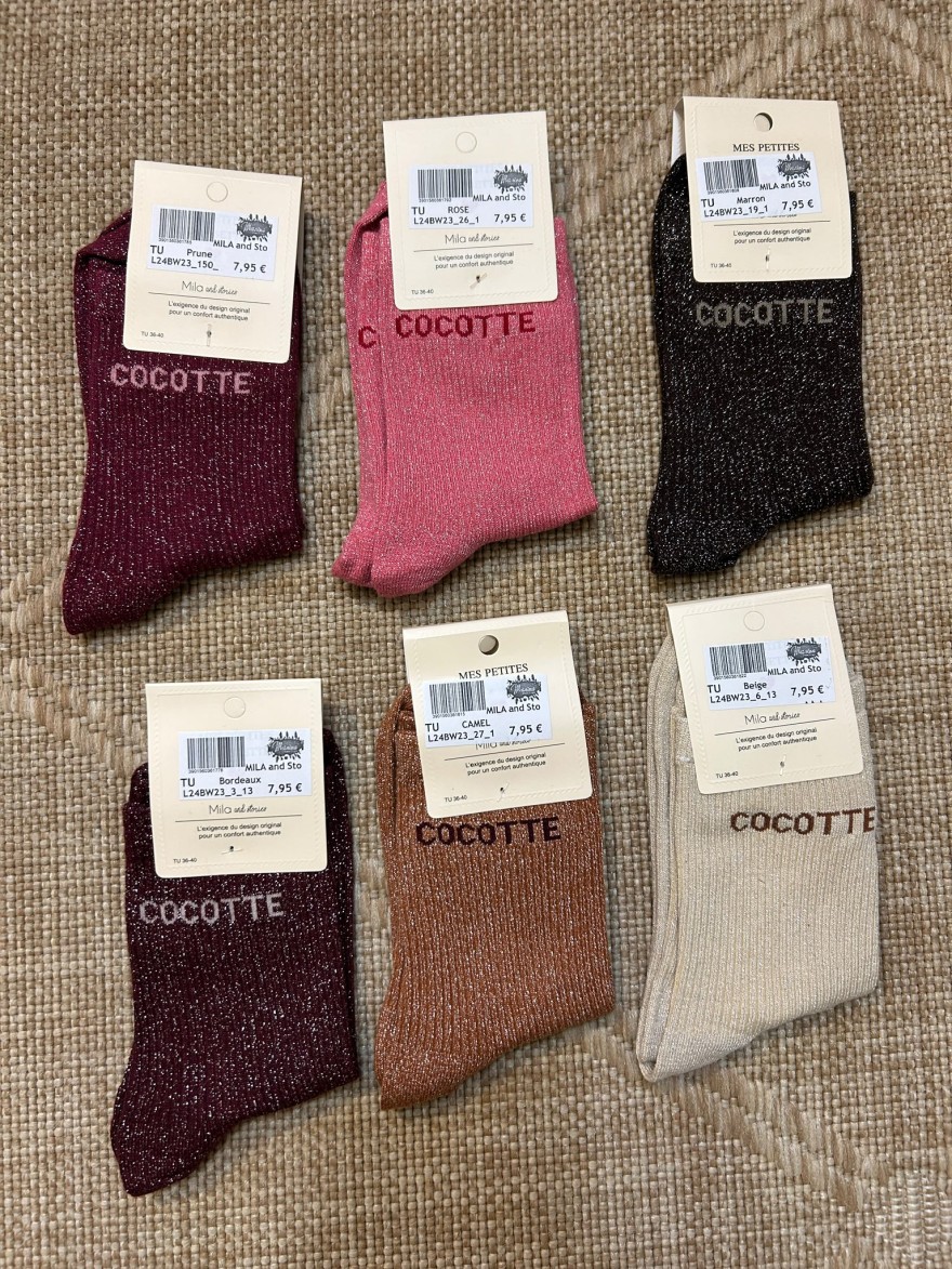 Chaussettes à Paillettes Cocotte Femme | Mila and Stories