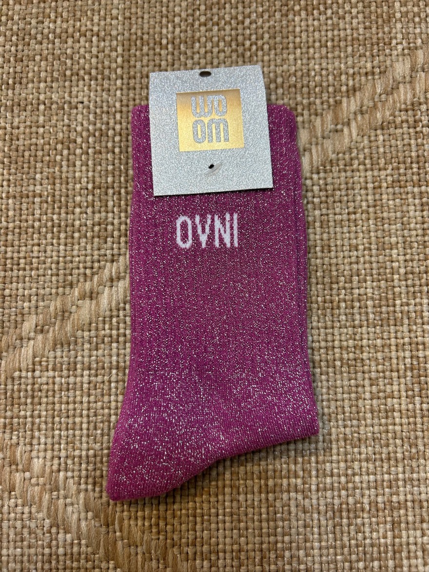 Chaussettes à Paillettes OVNI Rose Fuchsia | Marina