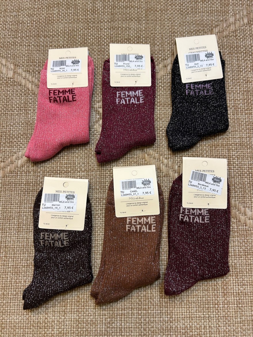 Chaussettes à Paillettes Femme Fatale | Mila and Stories