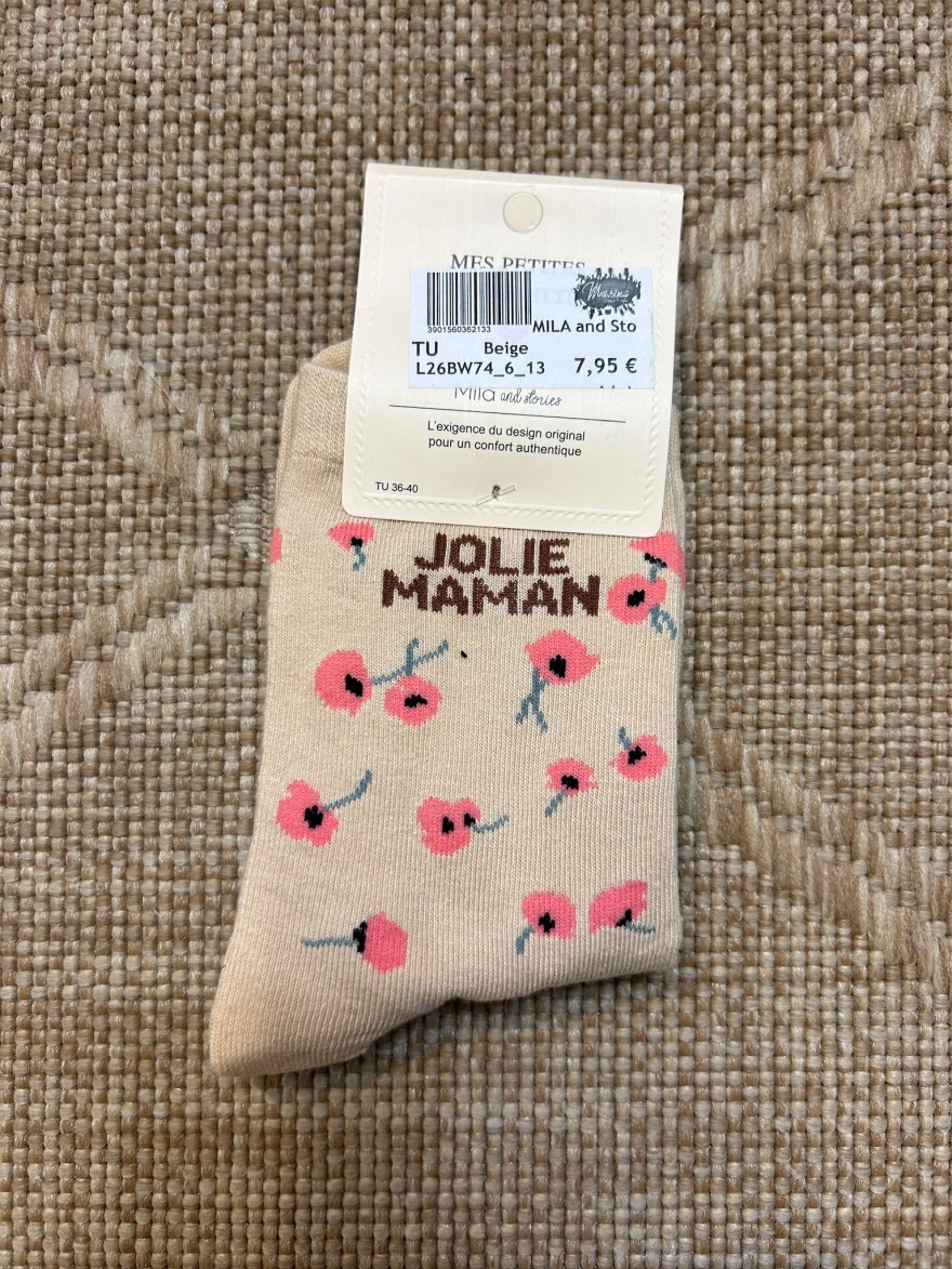 Chaussettes Fantaisie Fleuries Jolie Maman | Mila and Stories