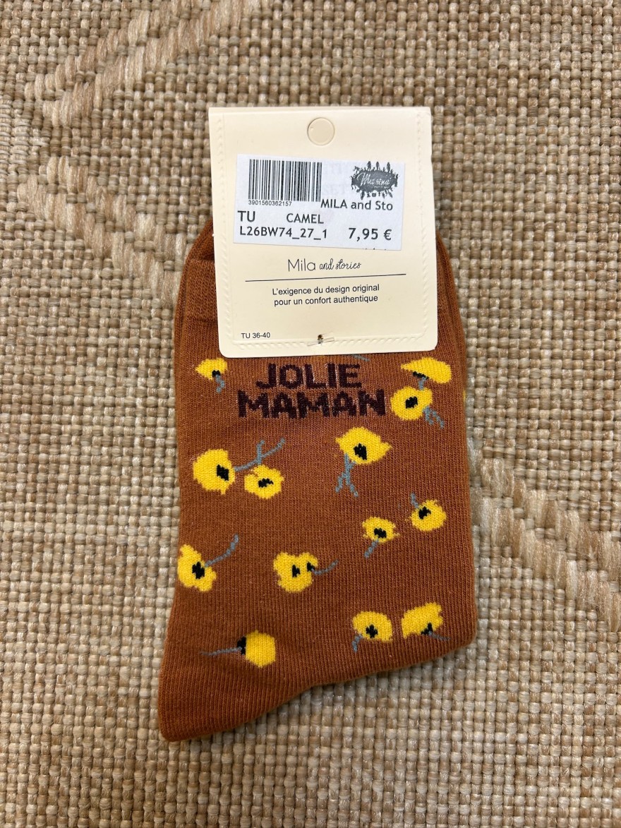Chaussettes Fantaisie Fleuries Jolie Maman | Mila and Stories