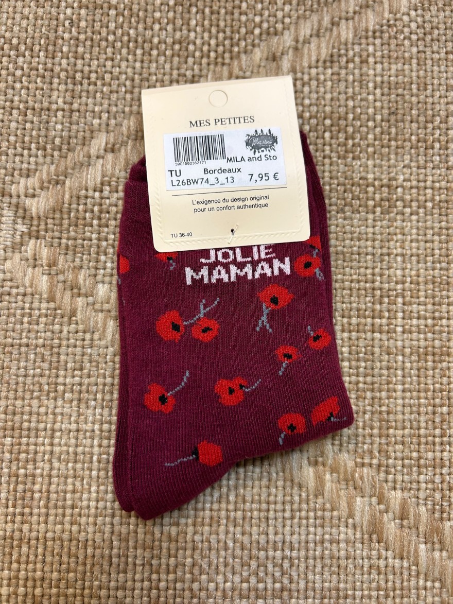 Chaussettes Fantaisie Fleuries Jolie Maman | Mila and Stories