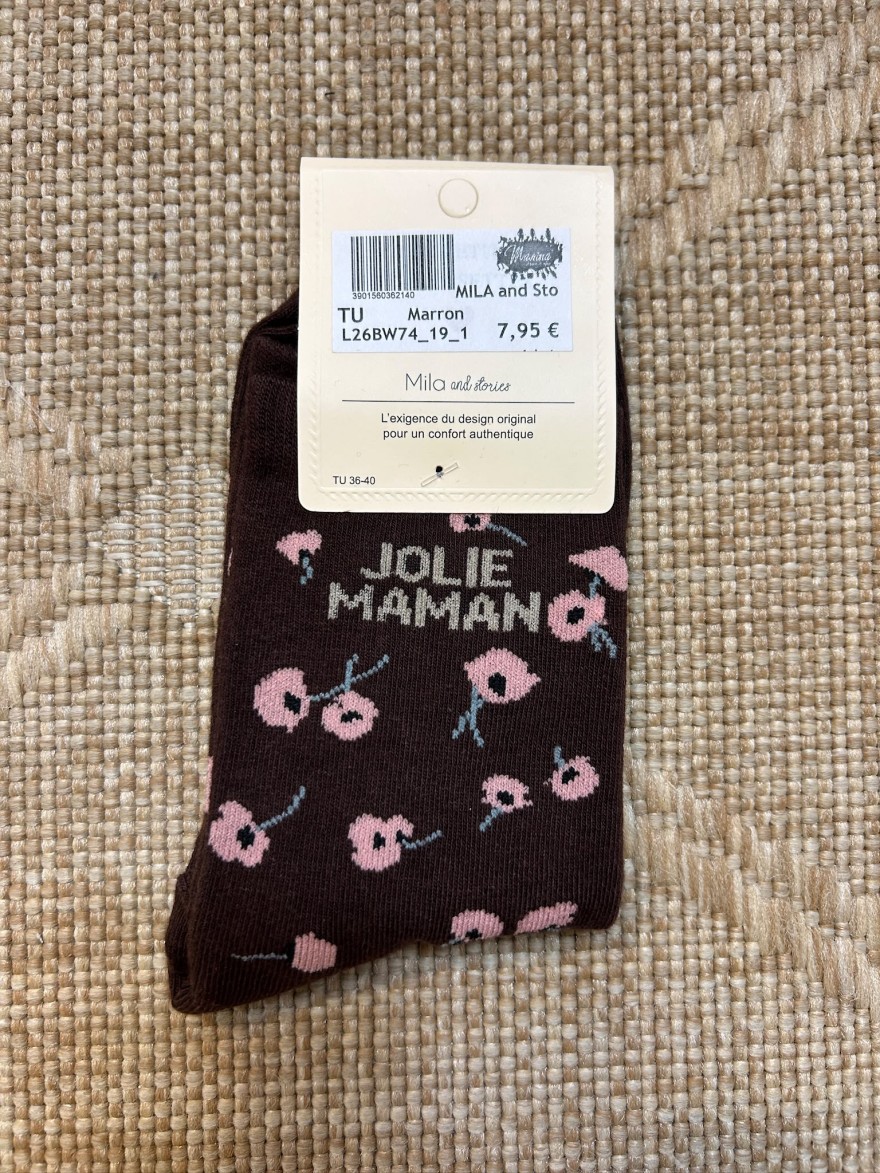 Chaussettes Fantaisie Fleuries Jolie Maman | Mila and Stories