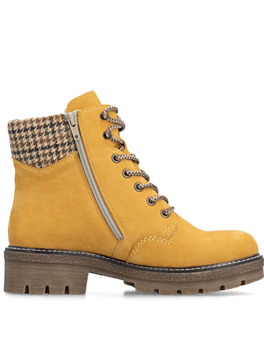 Bottine Fourrée Rieker Y8130-68 Jaune | Marina & Paloma