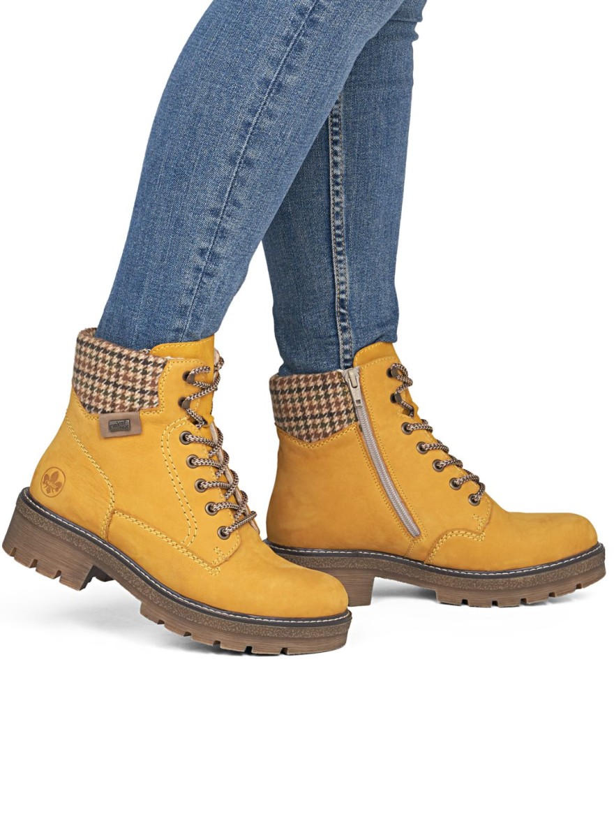 Bottine Fourrée Rieker Y8130-68 Jaune | Marina & Paloma