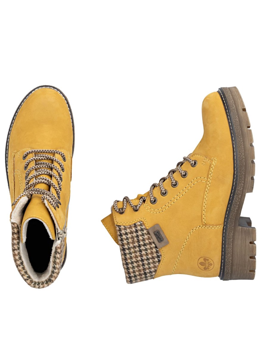 Bottine Fourrée Rieker Y8130-68 Jaune | Marina & Paloma